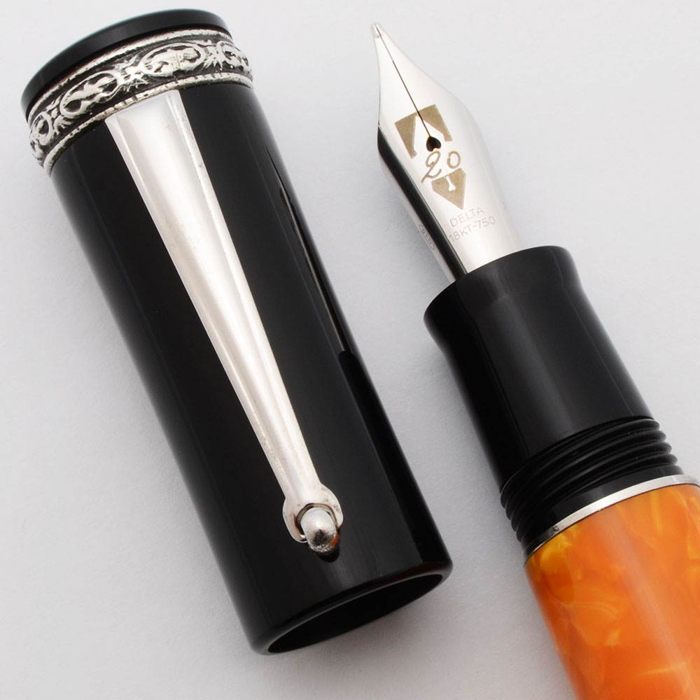 万年筆 DELTA ANNI SETTANTA 70FP オレンジ (USED) Delta DV Original Mid-Size Fountain Pen - Original - The